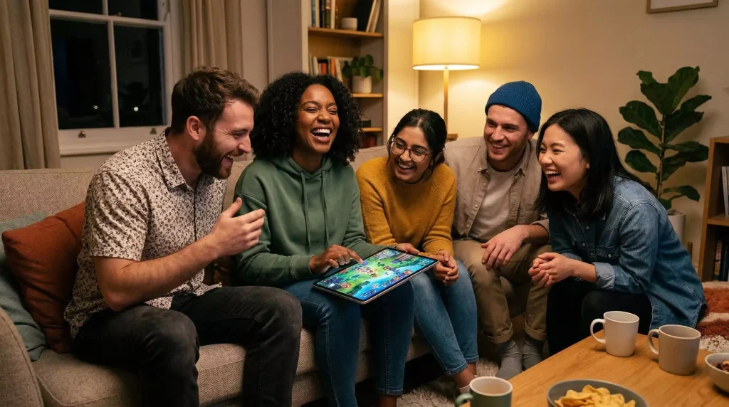 Social community features at sweepstakes casinos